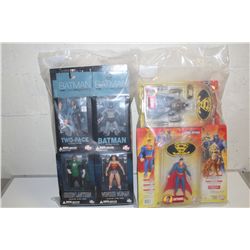 2 BAGS OF ASSORTED DC, NEW IN BOX TOYS