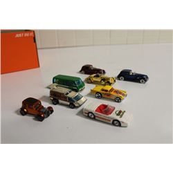 8 VINTAGE 1960'S-80'S HOT WHEELS INCLUDING 1968 CLASSIC 32 FORD VICKY, 1976 GMC MOTOR HOME &