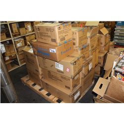 PALLET OF ASSORTED NEW IN BOX MCFARLANE SPORTS ACTION FIGURES- NHL, NBA, MLB, NASCAR ETC.