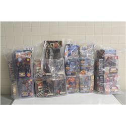 4 BAGS OF ASSORTED NEW IN BOX TOYS, ACTION FIGRUES ETC.