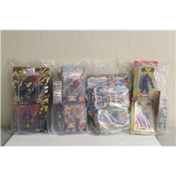 4 BAGS OF ASSORTED NEW IN BOX TOYS, ACTION FIGRUES ETC.