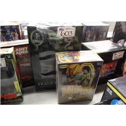 FRANKENSTEIN MONSTER SCALE FIGURE AND THE MUMMY, ASSEMBLY KIT NEW IN BOX