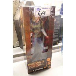 18" KURT COBAIN FIGURE WITH SOUND