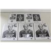 Image 1 : 2 MAURICE RICHARD AND 3 HENRI RICHARD AUTOGRAPHED PHOTOS