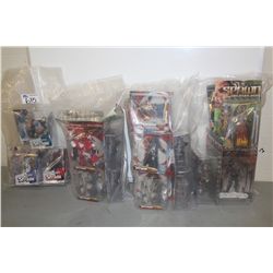 4 BAGS OF ASSORTED NEW IN BOX TOYS, ACTION FIGRUES ETC.