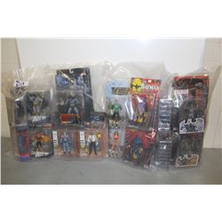 4 BAGS OF ASSORTED NEW IN BOX TOYS, ACTION FIGRUES ETC.