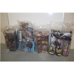 4 BAGS OF ASSORTED NEW IN BOX TOYS, ACTION FIGRUES ETC.