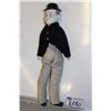 Image 3 : ANTIQUE PORCELAIN DOLL WITH FELT CLOTHING