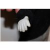 Image 3 : ANTIQUE PORCELAIN DOLL WITH FELT CLOTHING