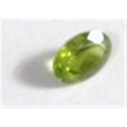 .85 CARAT PERIDOT *BEAUTIFUL OVAL CUT & FACETED GEM*!! GEM CAME OUT OF SAFE!!