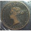 Image 2 : Canada - 1 Cent - 1884 - Obverse #1 - ICCS - VG-10