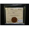 Image 1 : Canada - 1 Cent - 1945 - RED - ICCS - MS-63