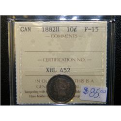 Canada - 10 Cents - 1882H - ICCS - F-15