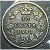 Image 1 : Canada - 10 Cents - 1887 - ICCS - VF-20