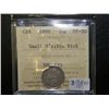 Image 1 : Canada - 10 Cents - 1899 - Small 9's; Rim Nick - ICCS - VF-30