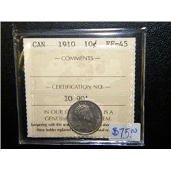 Canada - 10 Cents - 1910 - ICCS - EF-45