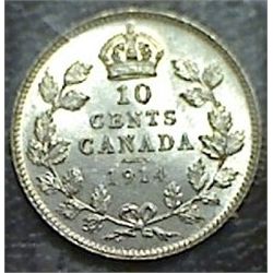 Canada - 10 Cents - 1914 - ICCS - MS-63