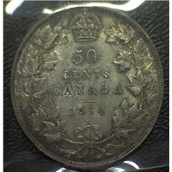 Canada - 50 Cents - 1934 - ICCS - AU-50