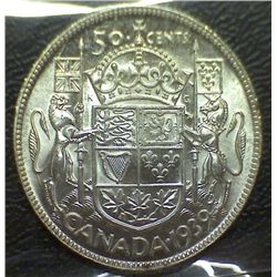 Canada - 50 Cents - 1939 - ICCS - MS-64