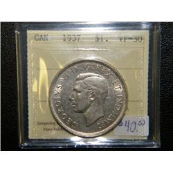 Canada - $1.00 - 1937 - ICCS - VF-30