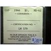 Image 3 : Canada - $1.00 - 1946 - ICCS - MS-62