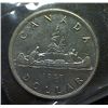 Image 1 : Canada - $1.00 - 1947 - Pointed 7 with Dot - ICCS - AU-50