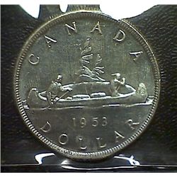 Canada - $1.00 - 1953 - No Shoulder Fold - ICCS - MS-62