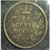 Image 1 : Canada - 10 Cents - 1870 - Narrow 0 - ICCS - VF-20 (12-02)