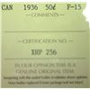 Image 3 : Canada - 50 Cents - 1936 - ICCS - F-15