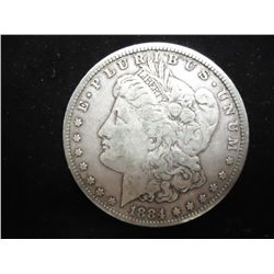 1884 MORGAN SILVER DOLLAR