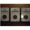 Image 1 : LOT OF 3 NGC QUARTER SLABS SEE DESCRIPTION