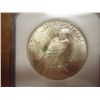 Image 2 : 1925 PEACE SILVER DOLLAR NGC MS63