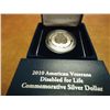 Image 2 : 2010-W AMERICAN VETERANS PROOF SILVER DOLLAR