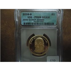 2008-S ADAMS DOLLAR ICG PR69 DCAM