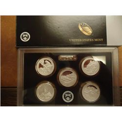 2012 AMERICA THE BEAUTIFUL QUARTER SILVER PF SET