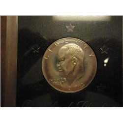 1974-S IKE SILVER DOLLAR PROOF (BROWN PACK)