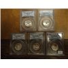 Image 1 : ALL 5-2003-S US 50 STATE QUARTERS IN SILVER