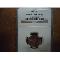 2006-S JEFFERSON NICKEL NGC PF69 ULTRA CAMEO