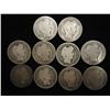 Image 1 : 10 ASSORTED BARBER DIMES