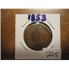 Image 1 : 1853 US HALF CENT FILLED HOLE