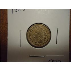 1863 INDIAN HEAD CENT (VERY FINE)