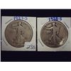 Image 1 : 1927-S & 28-S WALKING LIBERTY HALF DOLLARS