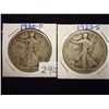 Image 1 : 1920 & 23-S WALKING LIBERTY HALF DOLLARS