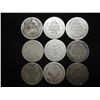 Image 2 : 9 ASSORTED 1870'S SEATED LIBERTY DIMES