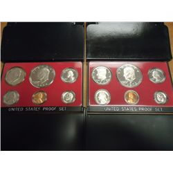 1973 & 74 US PROOF SETS (WITH BOXES)