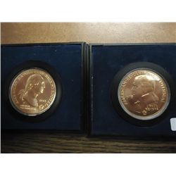 US MINT AMERICAS 1ST MEDALS 1972 & 75 BICENTENNIAL