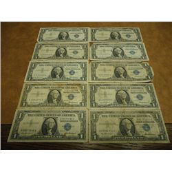 10-1957 $1 SILVER CERTIFICATES