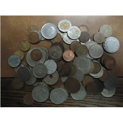 1 POUND FOREIGN COINS GUARANTEED $100 RETAIL