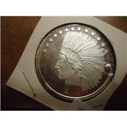 1 TROY OZ .999 FINE SILVER ROUND SILVERTOWNE EAGLE