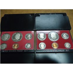1976 & 78 US PROOF SETS (WITH BOXES)